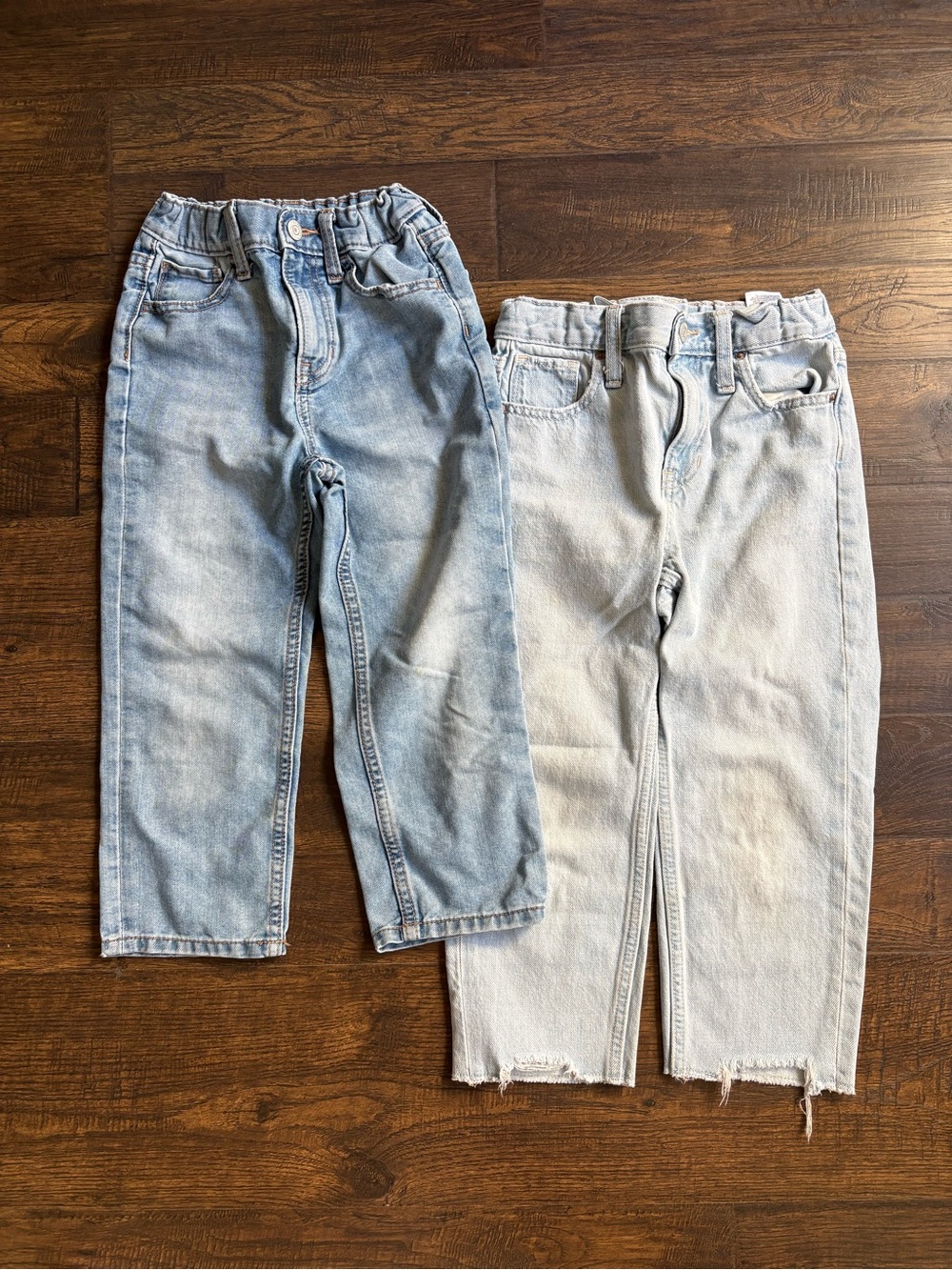 Old Navy Light Blue & Pale Blue Kids Denim Jeans Set